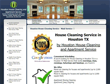 Tablet Screenshot of houston-clean.com